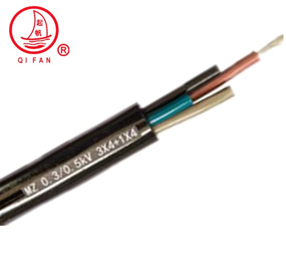 起帆MZP额定电压0.3/0.5KV煤矿用电钻电缆